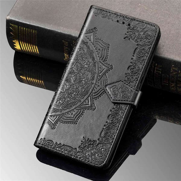 Etui til iPhone 14 Plus sort Wallet med kortholder Stand Almindelig Flip Wallet med kortholder