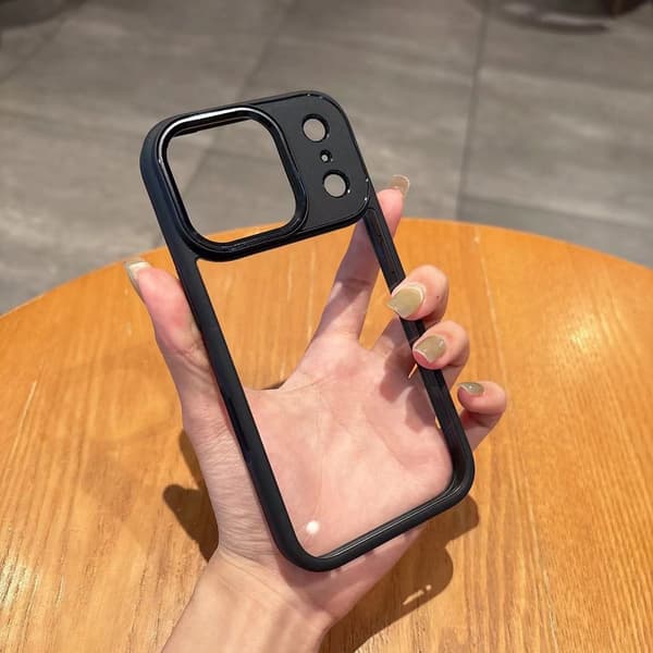 Kotelo iPhone 16 Clear Black -puhelimelle