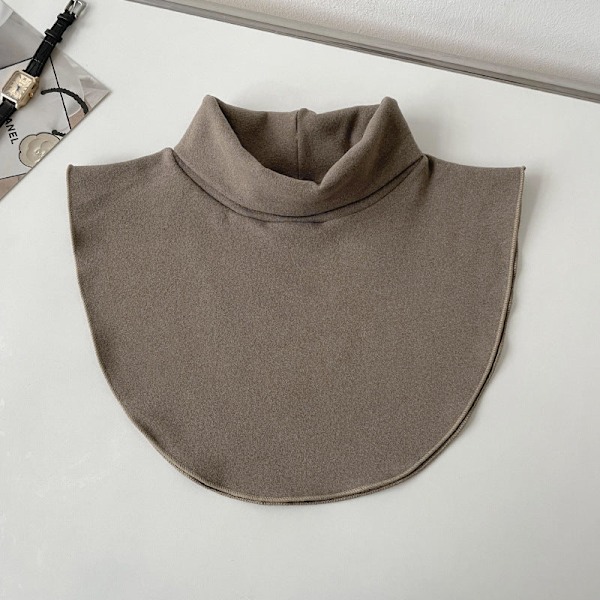 Naisten tekoviulus irrotettava puoli korealainen tyyli monipuolinen Inn Deep khaki