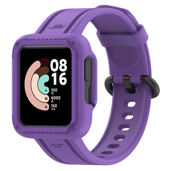 Lila Lila Silikon Armbandsur Kompatibelt med Xiaomi Mi Watch Lite Kompatibelt med Xiaomi Mi Watch Lite