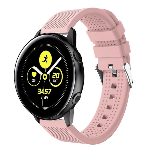 Rosa silikonarmbånd klokkereim kompatibel med Garmin Vivoactive 3