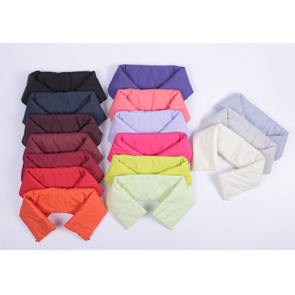 Naisten tekoviulus irrotettava puoli All-Match koristeellinen setti F Red down jacket collar stickers