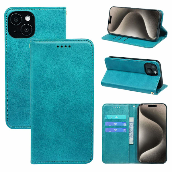 Etui til iPhone iPhone 15 Pro Max blå Magnetisk