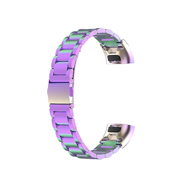 Fargerik Stålklokkereim kompatibel med Huawei Band 4 Pro (ter-b29s)