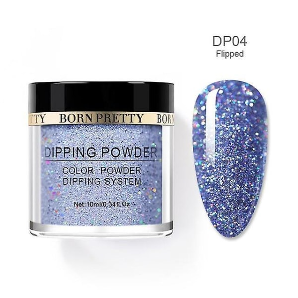 Dipping Nail Powders Base Coat Gradient Holographic- French Nail Natural Color Holo DP04