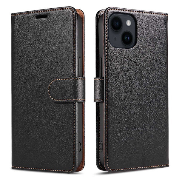 Kotelo iPhone 13 Pro Max -puhelimelle, musta, läppämallinen