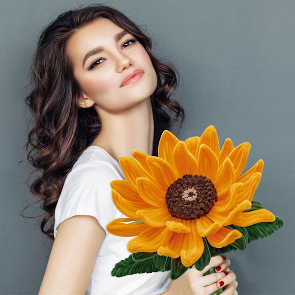 Solsikke Simulering Blomst Orange