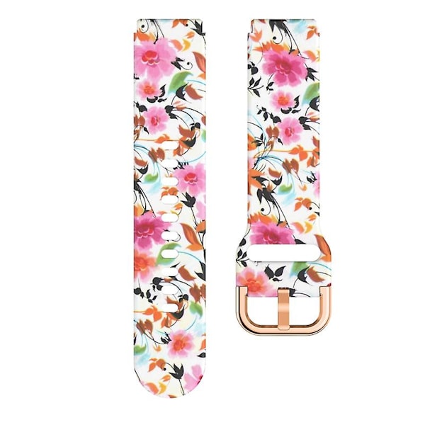 Bird Flower Bird Flower kompatibel med Xiaomi Haylou Ls01 Silikon Trykk Klokkereim