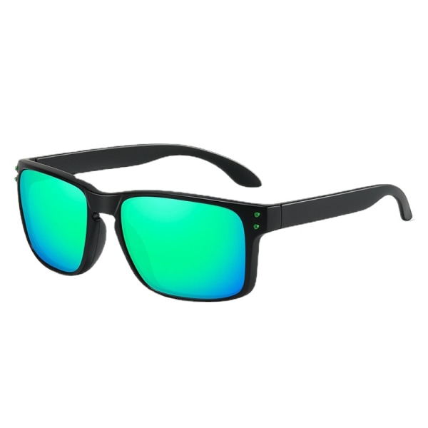 Polariserade solglasögon Utrikeshandel Sportsolglasögon Utomhusfiske Cykling Körbox Black Frame green film