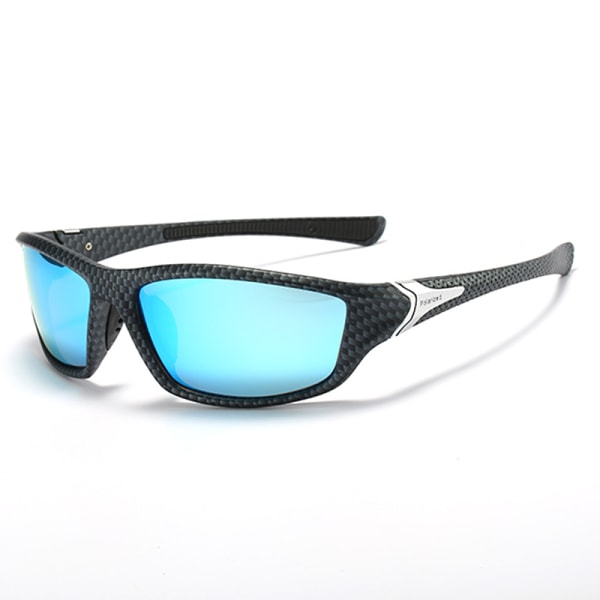 Polarized Night Vision Solglasögon Sport Polarized Solglasögon Herr Outdoor Glasögon för Ridning C26 Plaid ice blue