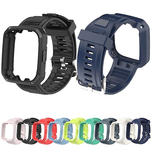 Mörkgrå Mörkgrå Integrerat Silikonarmband kompatibelt med Redmi Watch 3