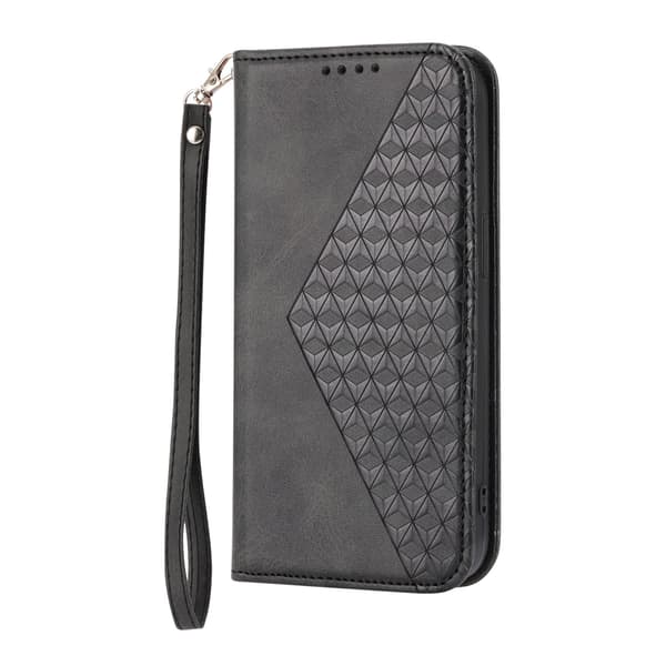 Etui til iPhone 13 Pro Max 6.7 sort diamantarmbånd