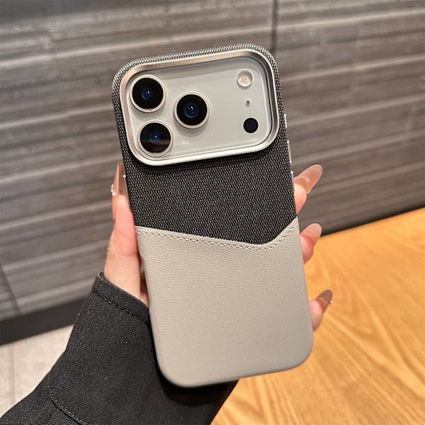 Fodral för iPhone 16 Pro Max Magnetisk Lädertextur Noz36890
