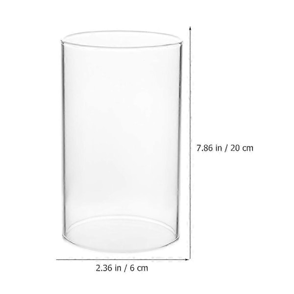 Åpen Glass Tube - Lysestake for Søylelys