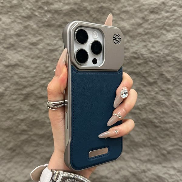 Fodral för iPhone 13 Pro Kantlös Aromaterapi Magnet Blå