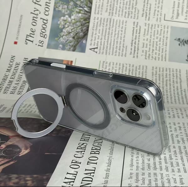 Kotelo iPhone 17 Pro Stand Clear Noz33057:lle