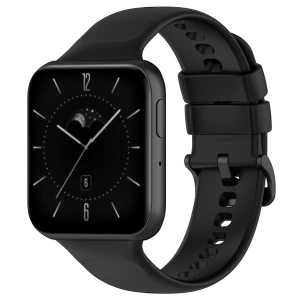 Sort Sort Silikone Urrem kompatibel med Oppo Watch 3