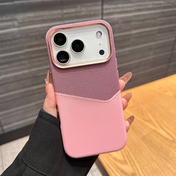 Etui til iPhone 16 Pro Magnetisk Kortplads Lædertekstur Noz36930