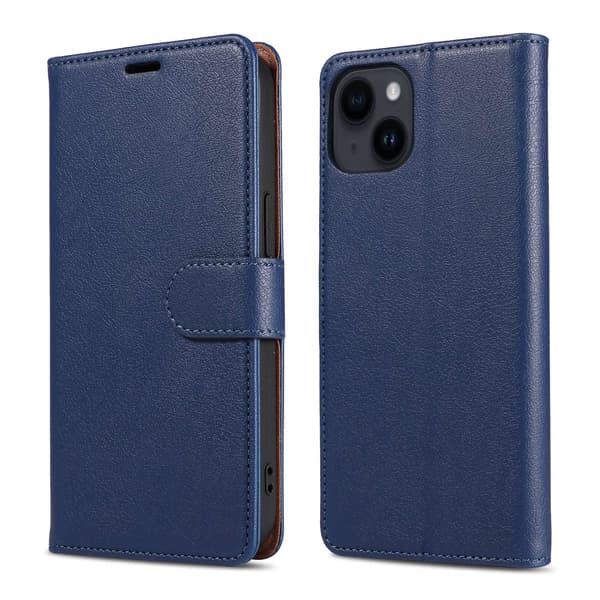 Fodral för iPhone 15 Pro blå Flip