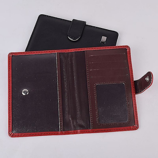 Passholder Reise Lommebok | Kort Kreditt Organizer Omslag - Reise Dame Pass red
