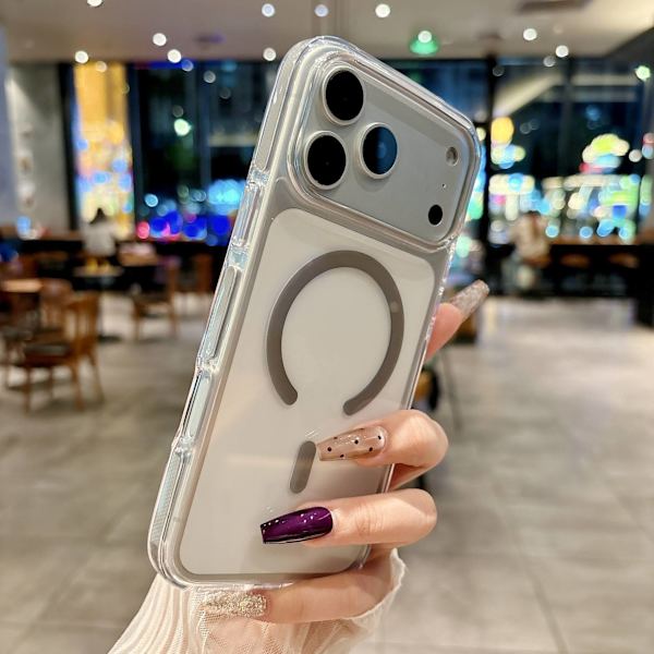 Kotelo iPhone 16 Pro Magnetic Gray Noz31008