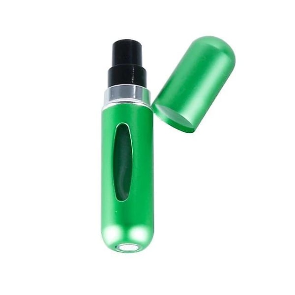 Portabel mini påfyllningsbar parfymflaska spray 5 ml matte SILVER