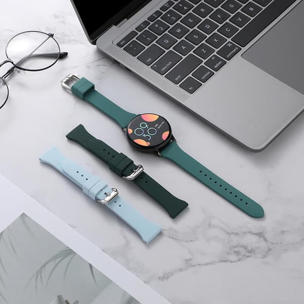 Lake Blue Lake Blue Silikone Urrem 22mm