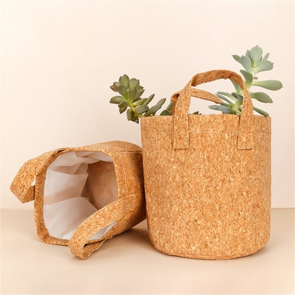 Multifunktionell Förvaringsväska Dekorativa Konstgjorda Trädbark DIY Hantverk Blomkruksöverdrag för Trädgård 21cm