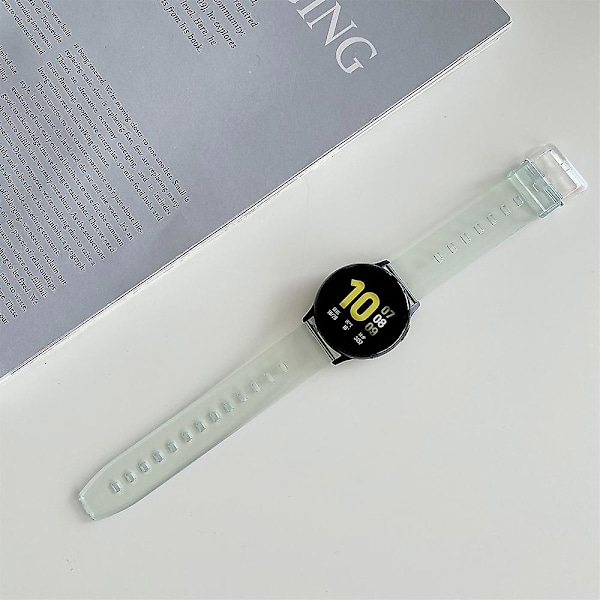 Green Green kompatibel med Samsung Galaxy Watch Active 2 Misfarging i sollys reim