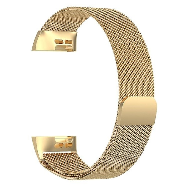 Gull Gull Rustfritt Stål Magnetisk Klokkereim kompatibel med Fitbit Charge 4 / 3 liten størrelse: 190x18mm (blå) Størrelse 190x18mm