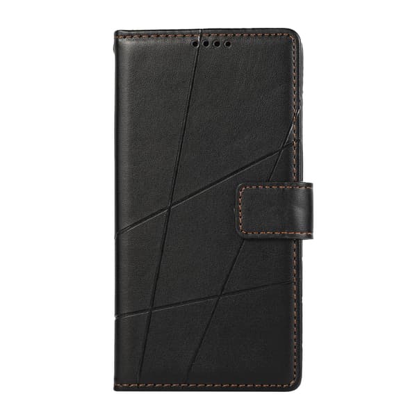 Etui til iPhone 14 Pro Max svart Flip Magnetisk
