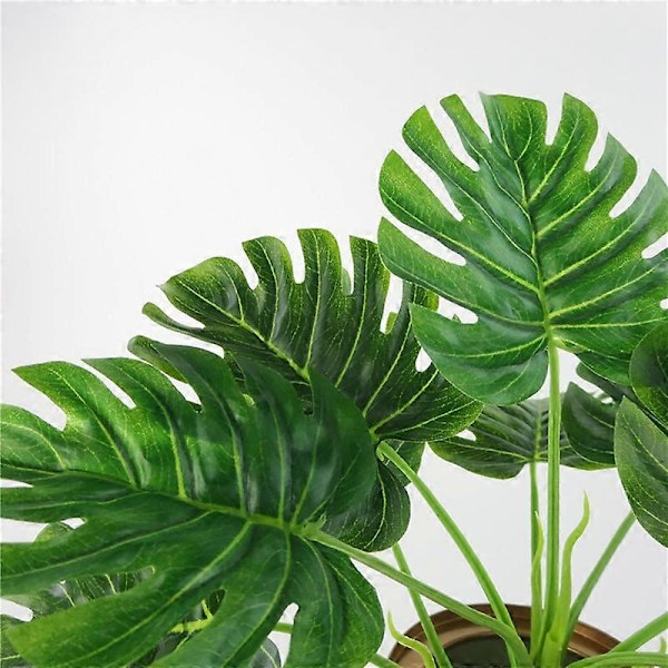 1 stk. Kunstig Monstera Simulationsplante Bryllup Hjem Hotel Cafe Fest Dekoration