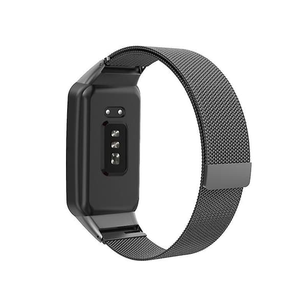 Sort Sort Milan Magnetisk Urrem kompatibel med Oppo Watch Free Nfc