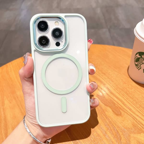 Fodral för iPhone 14 Pro Magnetisk Ljusgrön Noz30461