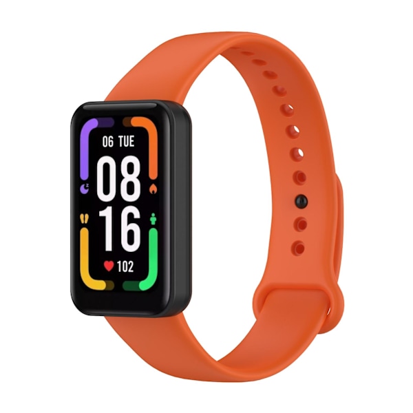 Orange Orange Silikonarmband kompatibelt med Xiaomi Redmi Smart Band Pro
