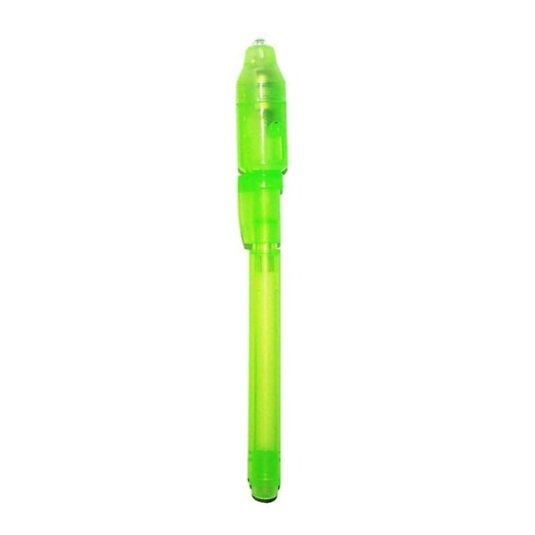 Creative Magic Uv Light Invisible Ink-glow In The Dark Marker Pen Green