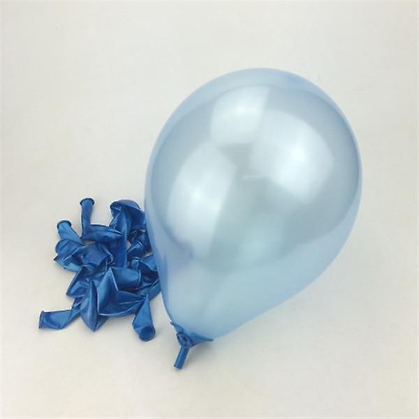 10st Latex Helium Ballong - Förtjockning Pearl Party Ballonger Light Blue