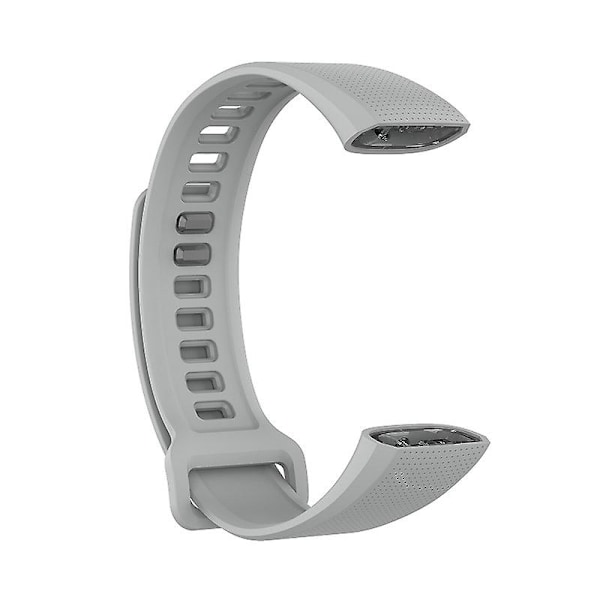 Grå Grå kompatibel med Huawei Band 2 Pro silikonerem