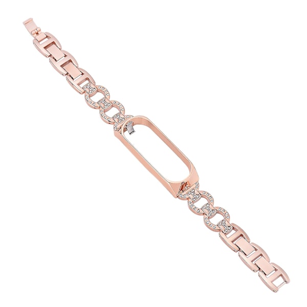 Rosaguld Rosaguld 8-formet Diamant Legering Urrem kompatibel med Xiaomi Mi Band 6 / 5