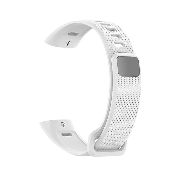 Hvit Hvit kompatibel med Huawei Band 2 Pro silikonrem