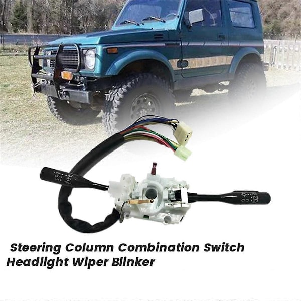 Bilrat Kombinationsswitch Forlygte Viser Blinklys 37400-80022 til Samurai -1995 37400M