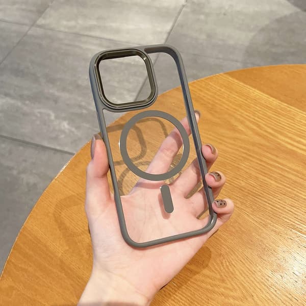 Kotelo iPhone 16 Plus Magnetic Gray Noz30304