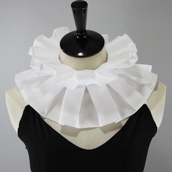 Dame falsk krage Avtakbar halv Victoria Sceneopptreden White