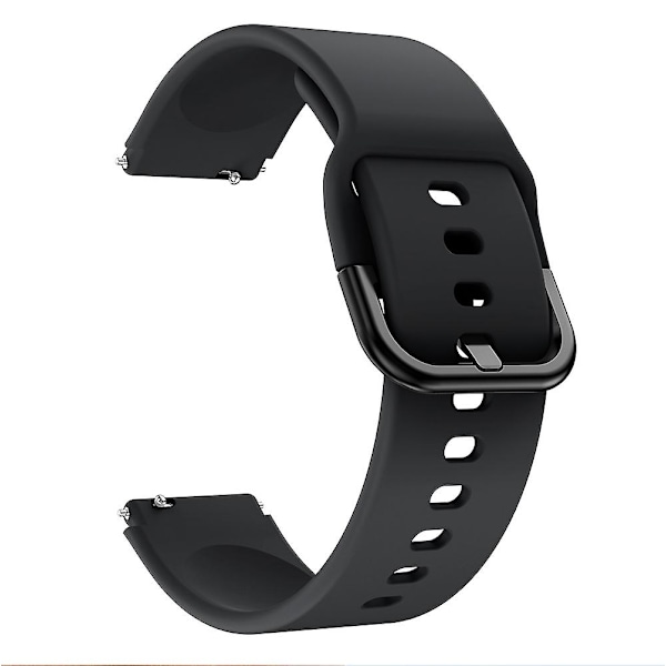 Svart Svart kompatibel med Xiaomi Mi Watch Silikon Klokkereim