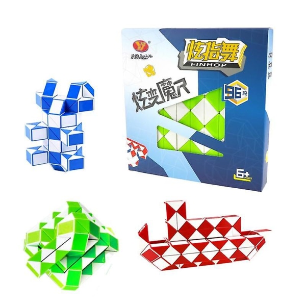 Magic Snake Design Pussel Cube Game blue