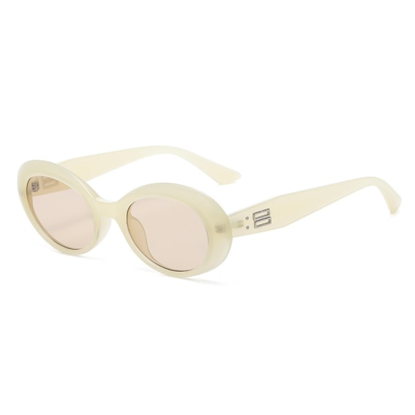Solglasögon Solglasögon UV-skyddsglasögon Högklassiga Cat's Eye Glasögon med små ramar LA MODXE C2 transparent yellow