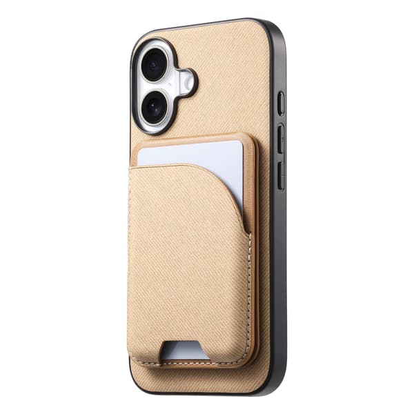 Etui til iPhone 17 Magnetisk Stand Kortplads Khaki Noz24113