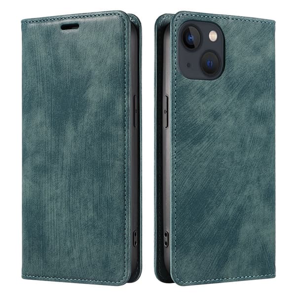 Fodral för iPhone 16pro max Sjogrön Magnetisk Flip
