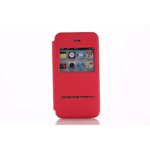 Etui til iPhone 13 Pro Max rød Smart kvalitetssensor uden flip-svarvindue