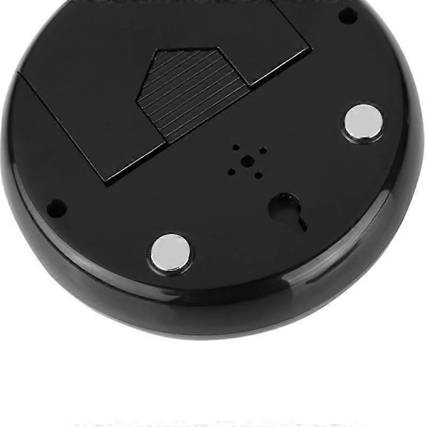 LCD Digital Touch Screen Køkken Timer Optællings Alarm Ur Temperatur Og Fugtighedsmåler Me Black